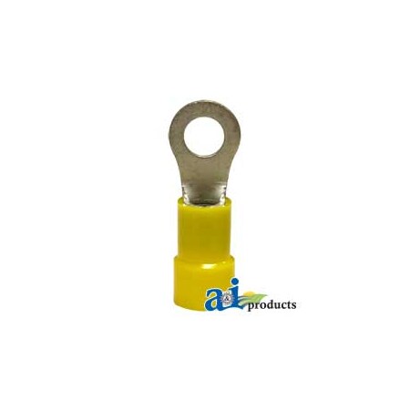 A & I Products Ring Terminal, Insulated, Wire Size 12-10, Stud Size No 10, 10 Pk 1.75 x4 x1.75 A-R23